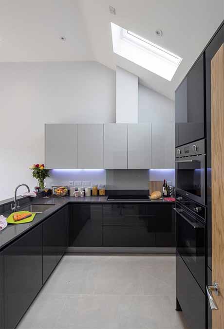 Sorházak Shrewsbury-ben, VELUX ablakokkal