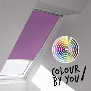 Designová kolekce zcela zatemňující rolety VELUX DKL - Colour by You