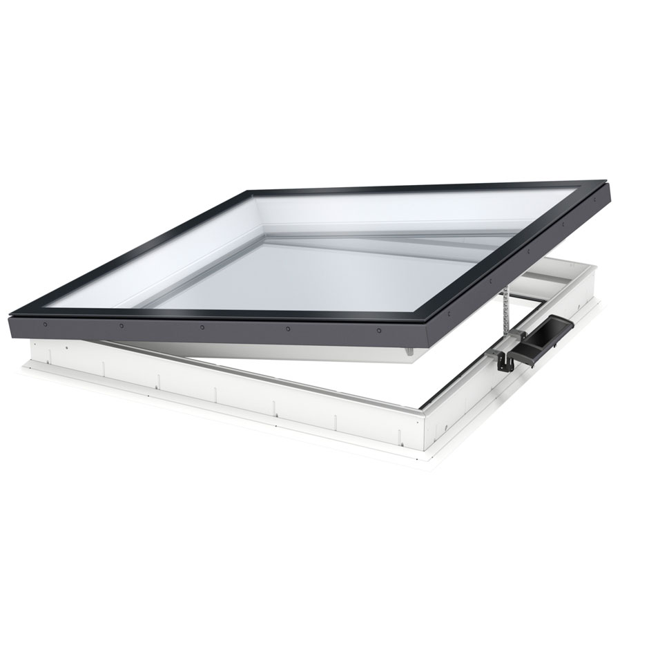 Designový světlík VELUX s plochým sklem