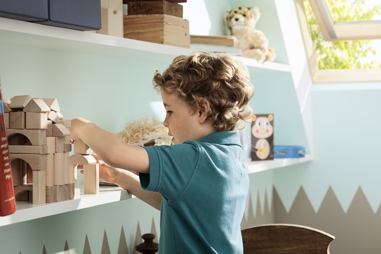 velux jumta logi, bērni, rotaļlietas, interjera dizains