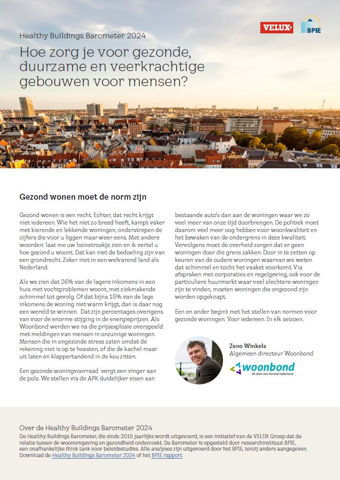Healthy Buildings Barometer 2024, Nederlandse samenvatting