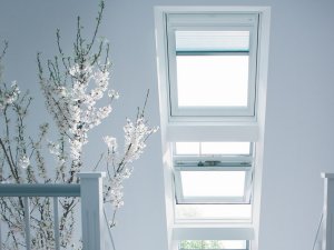 hallway stairwell skylights