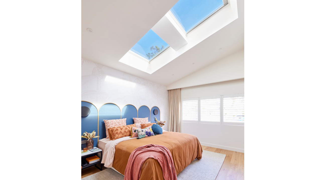 skylights bedroom over head