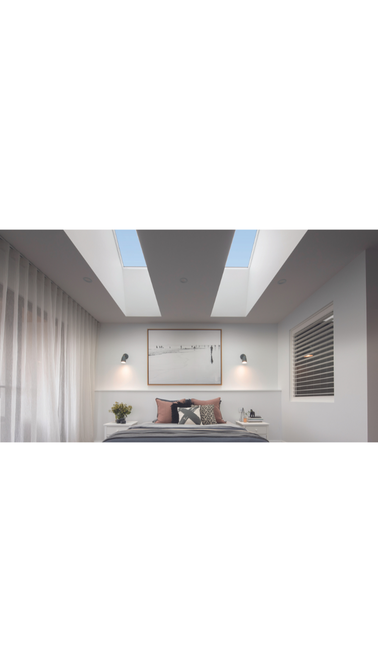 skylights modern bedroom luxury