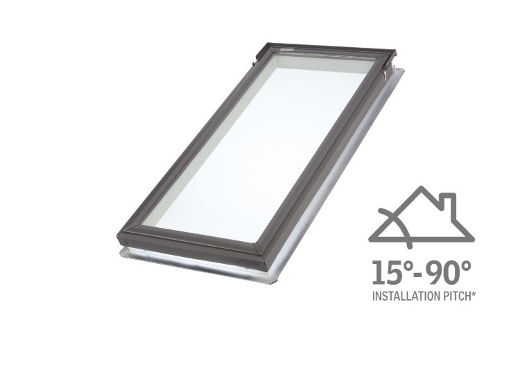 fixed skylight for pitched roofs