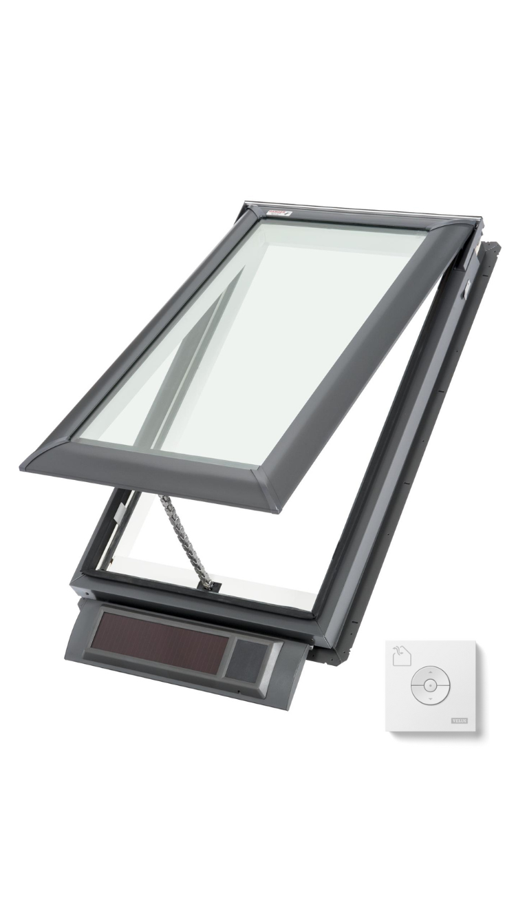 VELUX Solar skylight with wireless keypad