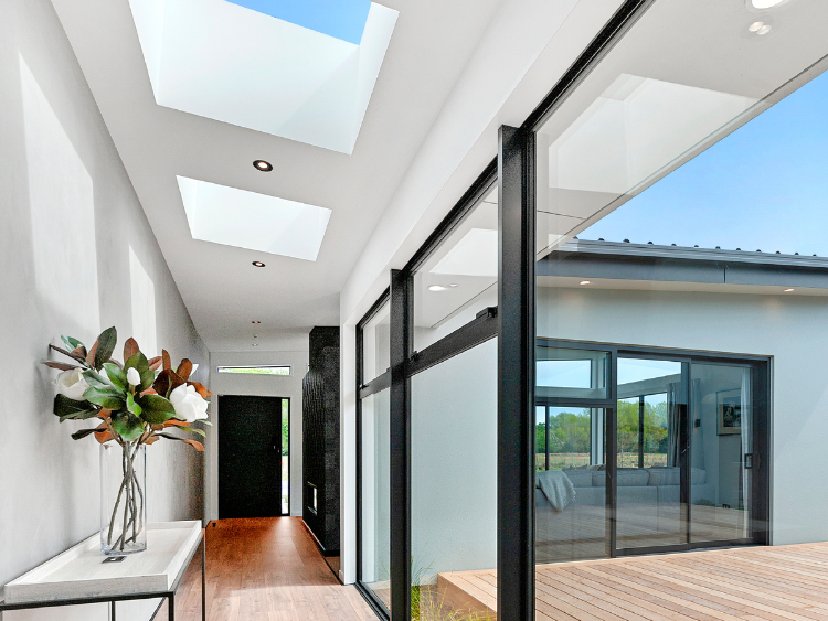 hallway with skylight thumbnail