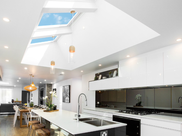 kitchen with skylights thumbnail