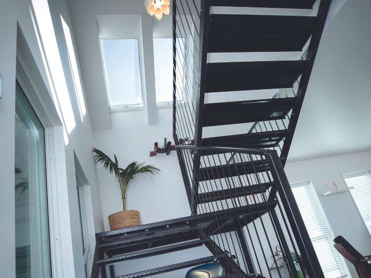 stairway with skylights thumbnail