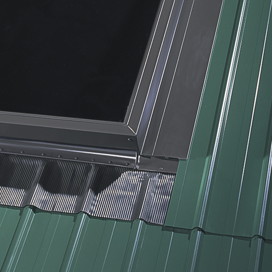 VELUX Deck Mount Metal Roof Aluminum Flashing Kit for Skylights VELUX Deck Mount Metal Roof Aluminum Flashing Kit for Skylights