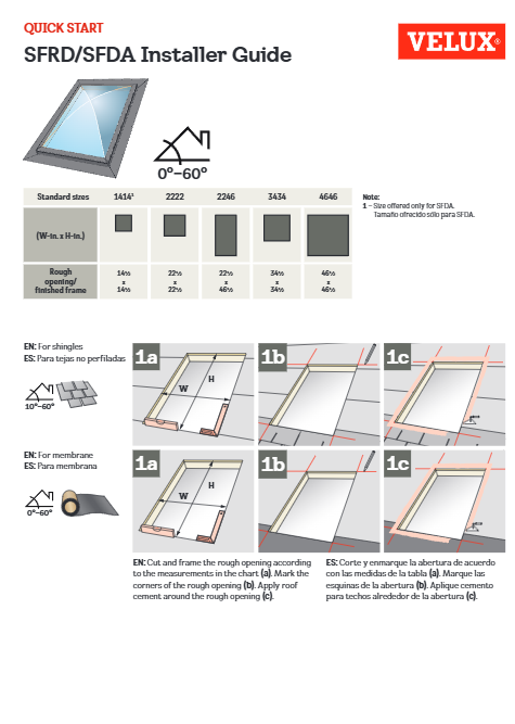 The VELUX SFRD Polycarbonate Dome Install Guide