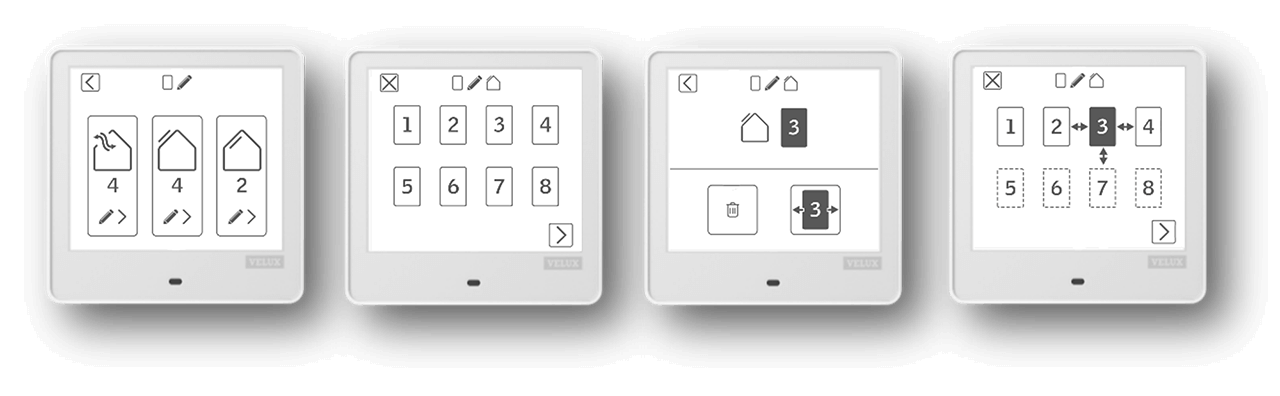 VELUX Touch - Modificare prodotti