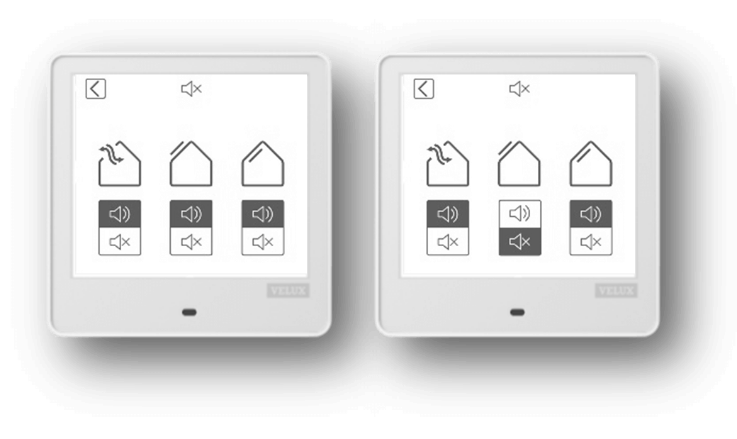 VELUX Touch - Modificare Azionamento in modalità silenziosa