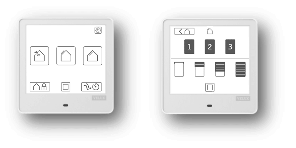 Funcionamiento del producto VELUX Touch