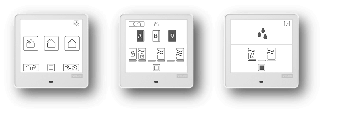 Funcionamiento del producto VELUX Touch