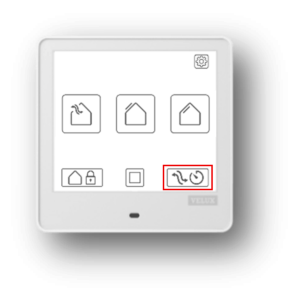 Ajustes de VELUX Touch 